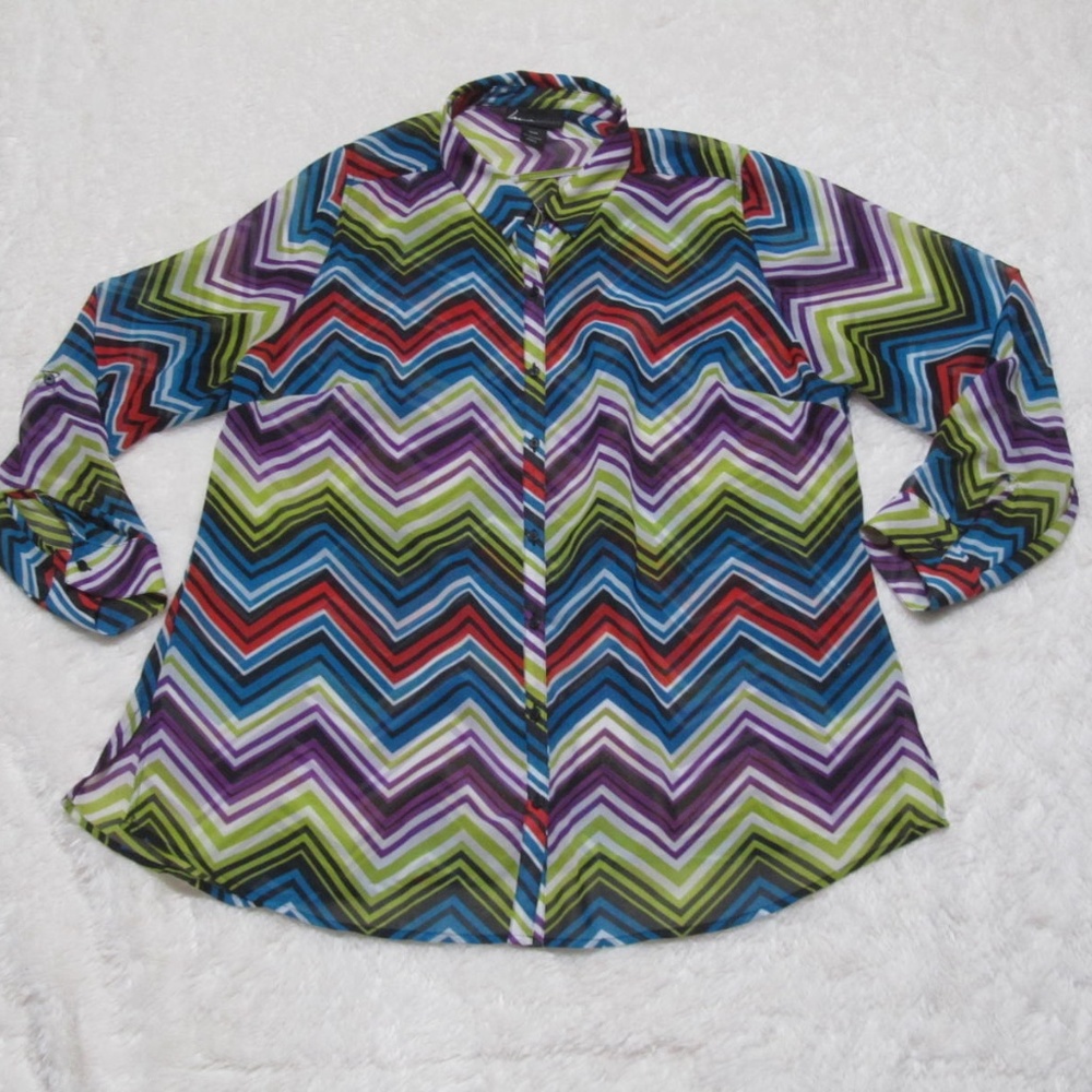 Lane Bryant Long Sleeve Button Up Size 18/20